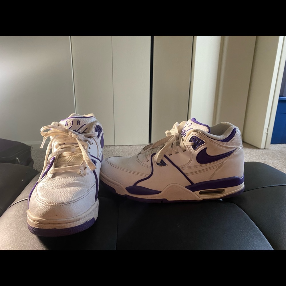 PURPLE NIKE HIGH TOP AIR FLIGHT 😍 ✈️